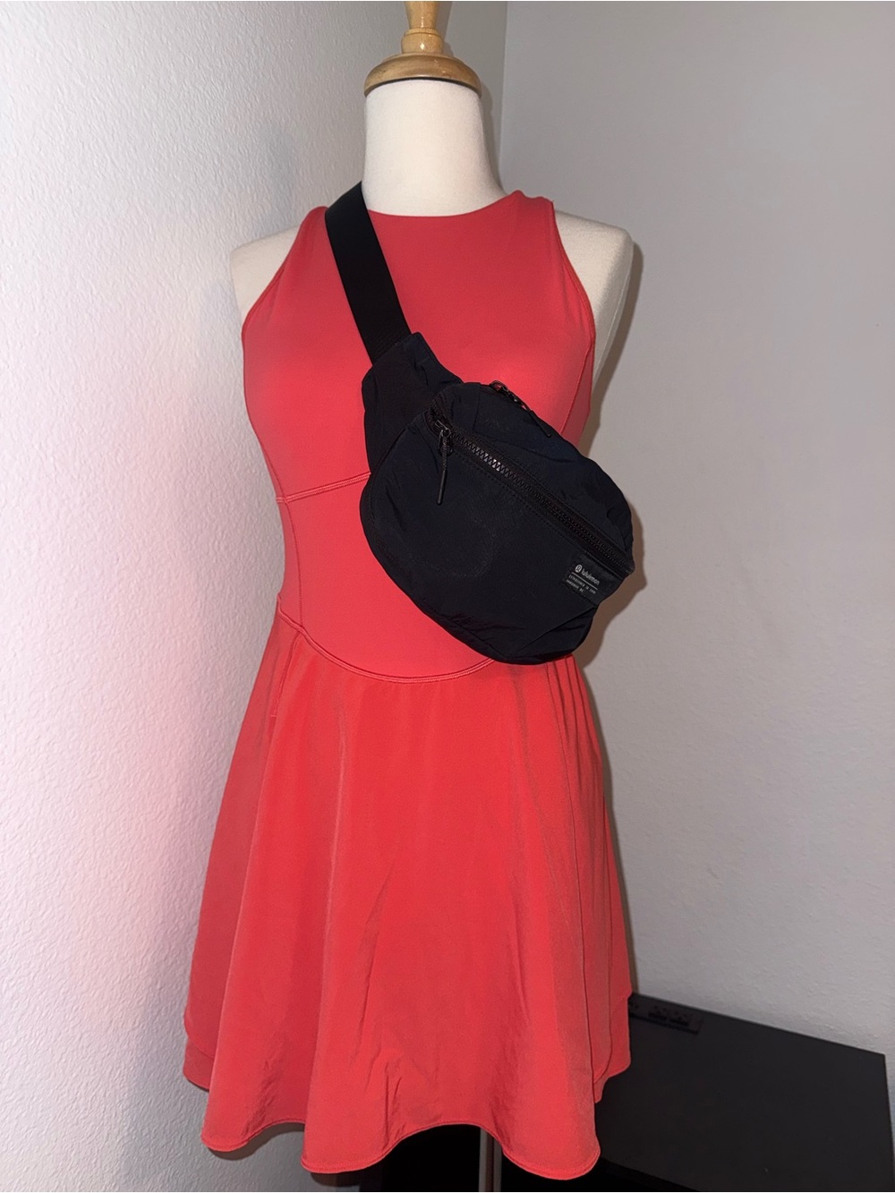 Lululemon Coral Orange Athletic Dress Size 6 Racerback Tennis Golf Summer